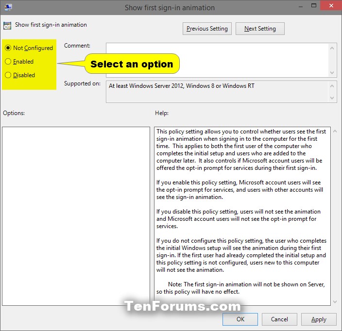 Turn On or Off User First Sign-in Animation in Window 10-2-gpedit-first_sign-in_animation.jpg