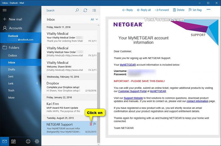 Delete Email Messages in Windows 10 Mail app-delete_single_message_in_mail.jpg