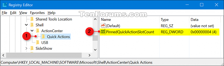 Change Number of Quick Actions to Show in Windows 10 Action Center-pinnedquickactionslotcount-1.png