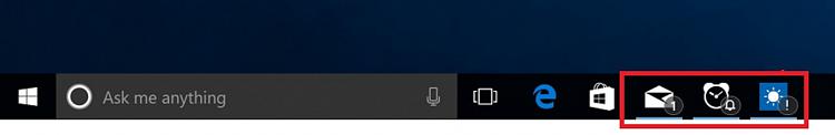 Taskbar Buttons Hide Or Show Badges In Windows 10 Windows 10 Tutorials