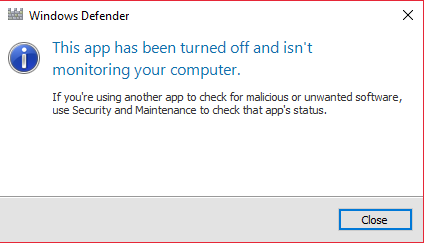 turn on windows defender antivirus turn on windows defender antivirus