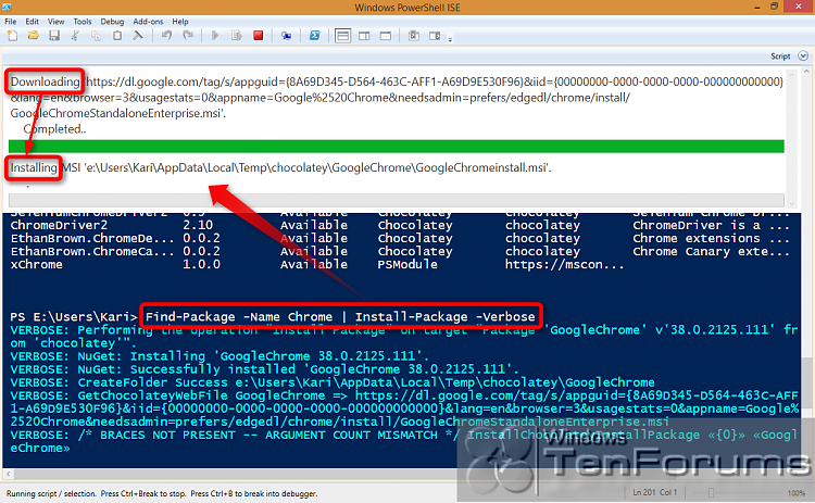 PowerShell PackageManagement (OneGet) - Install Apps from Command Line-2014-10-31_02h59_34.png