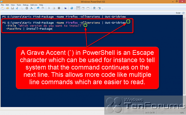 PowerShell PackageManagement (OneGet) - Install Apps from Command Line-2014-10-31_03h44_06.png