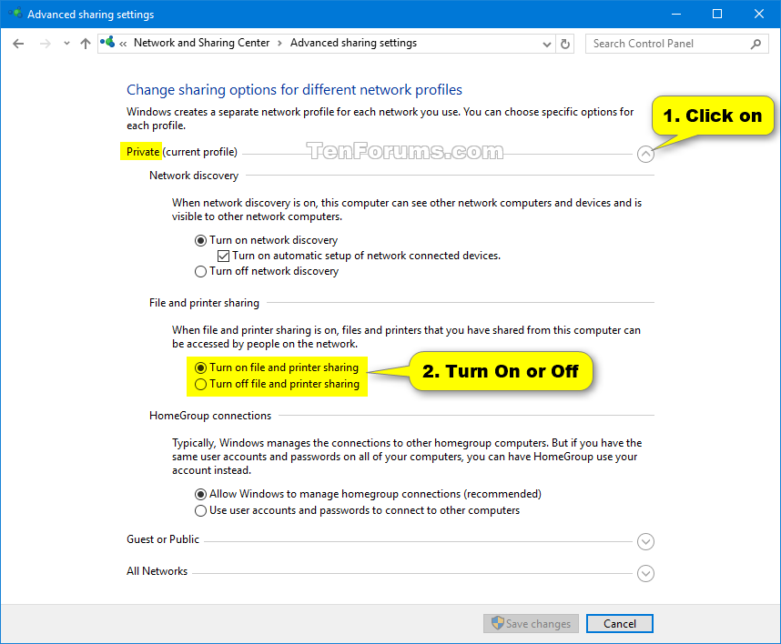 Turn or Off and Printer in Windows 10 | Tutorials