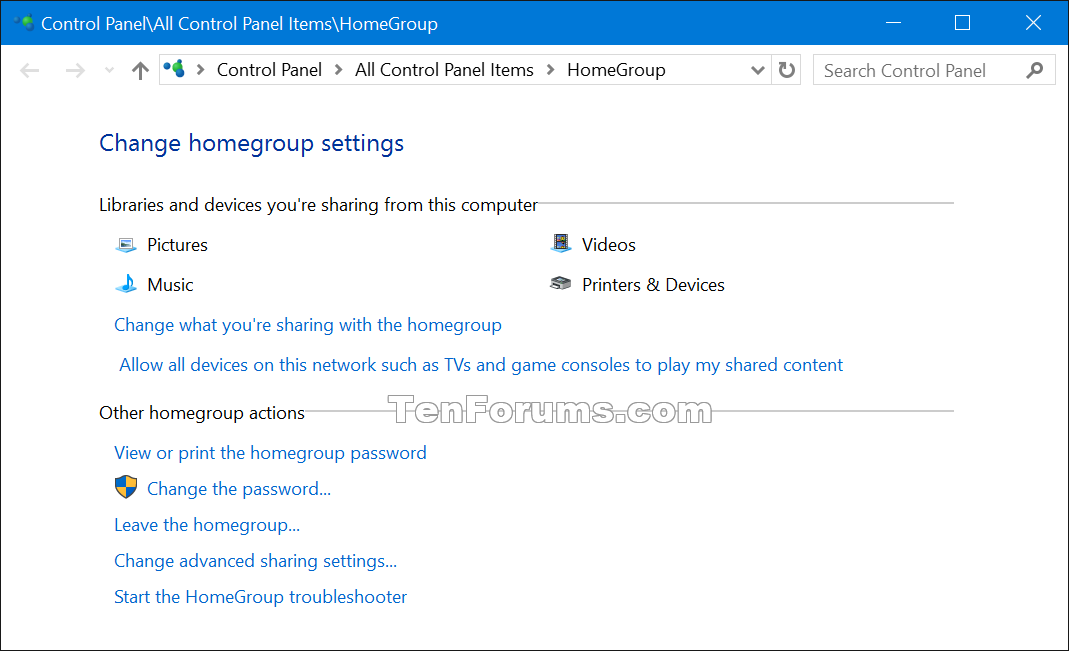 change homegroup name windows 8