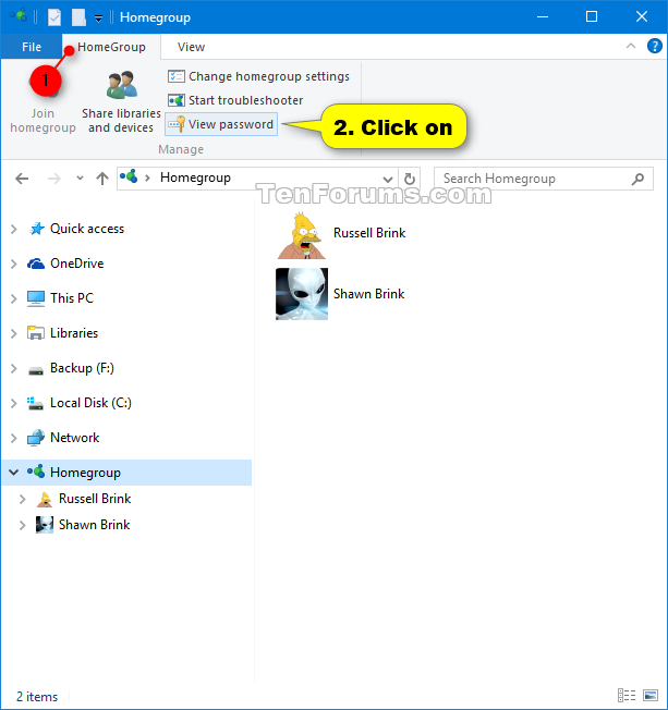 View or Print Homegroup Password in Windows 10-homegroup_password_ribbon.png