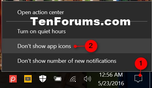 Turn On or Off Show App Icons on Action Center Icon in Windows 10-dont_show_app_icons.jpg