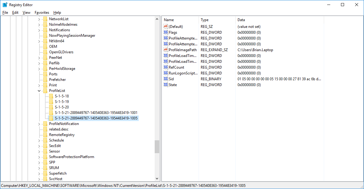 fix domain profile windows 7