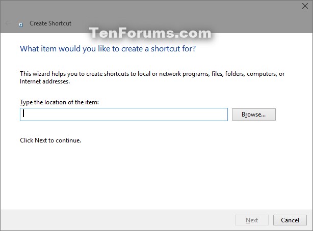 Create OneDrive folder Shortcut in Windows 10-new_shortcut-1.jpg
