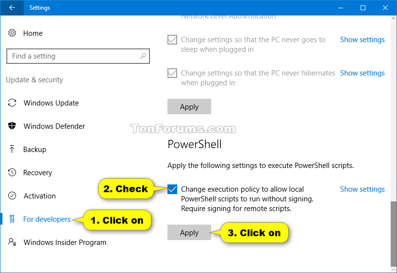 Scripting 2. How to script settings windows