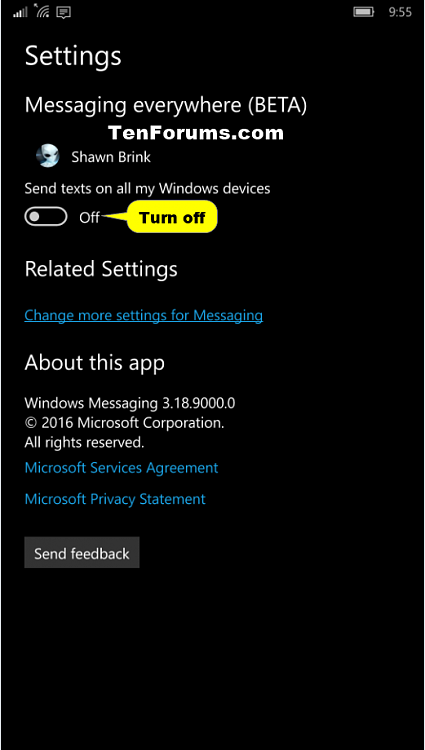 Turn On or Off Messaging Everywhere in Windows 10 PC and Mobile-w10-mobile_messaging_everywhere-3.png