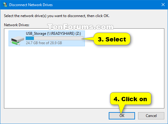 How To Remove Network Drive Vista