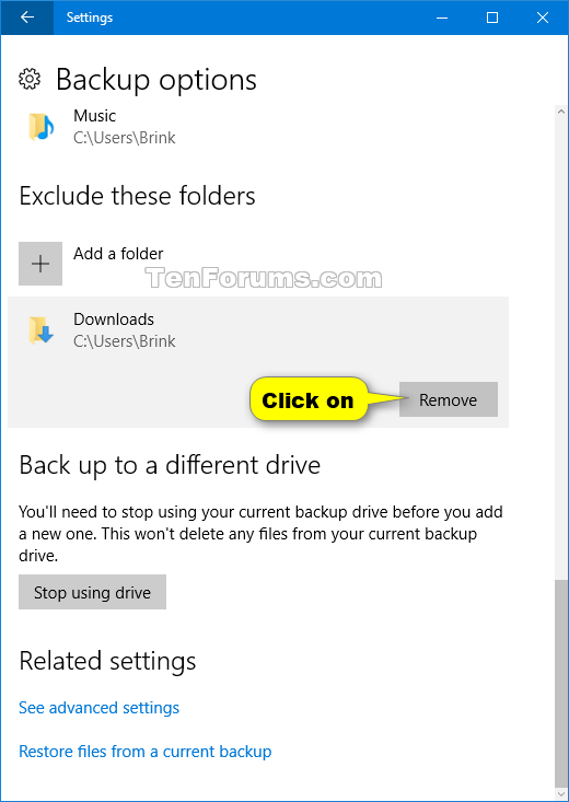 Exclude Folders from File History in Windows 10-file_history_remove_exclude_folders_settings-2.png