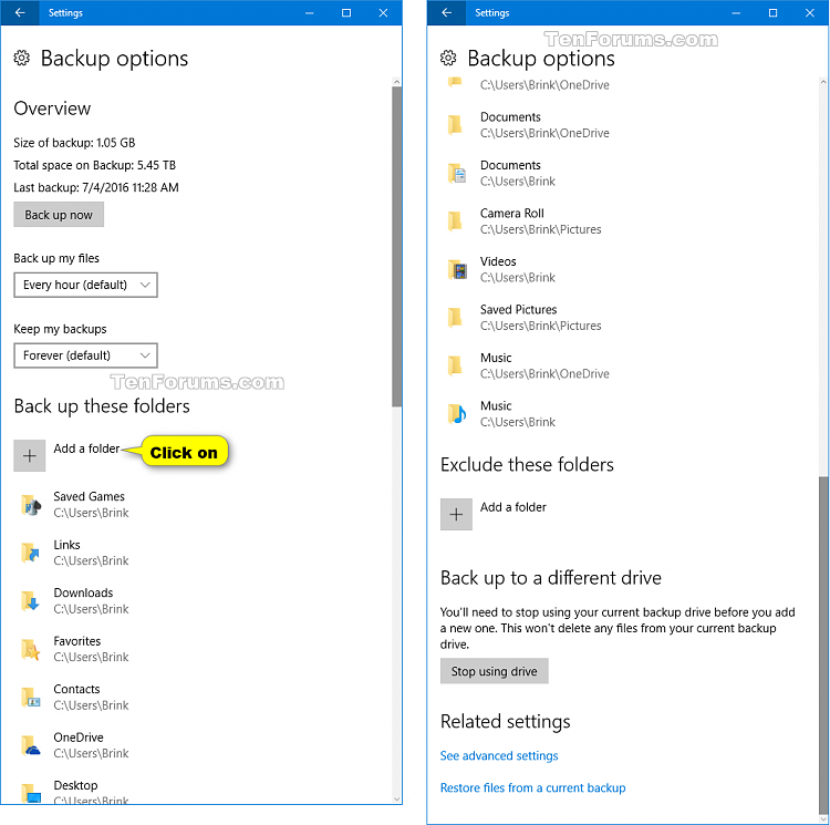 Add or Remove Folders for File History in Windows 10-file_history_add_folders-1.png