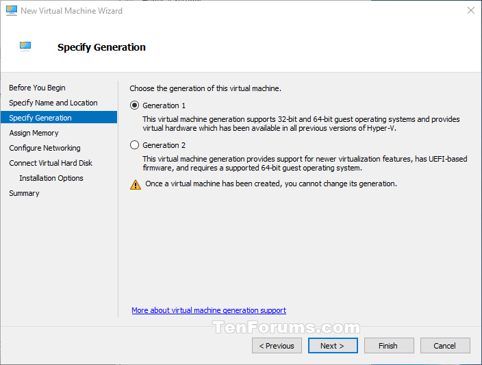See if Virtual Machine is or Generation 2 | Tutorials