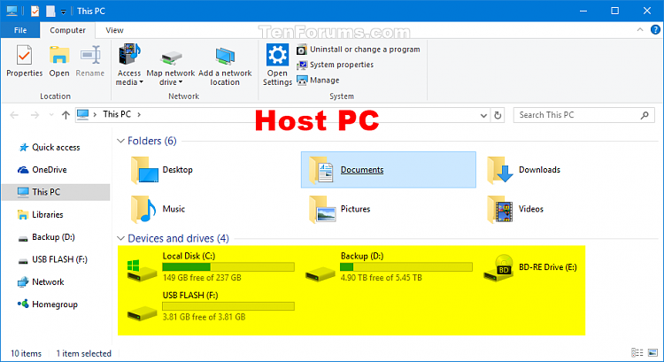 Use Local Devices and Resources on Hyper-V Virtual Machine in Windows-host_pc.png