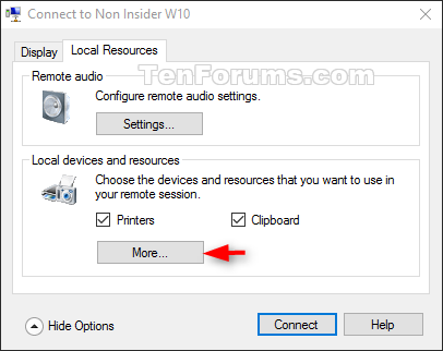 Use Local Devices and Resources on Hyper-V Virtual Machine in Windows-hyper-v_enhanced_session_local_resources-4.png