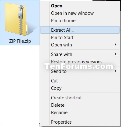 Add or Remove Extract All Context Menu in Windows-zip_extract_all_context_menu.jpg