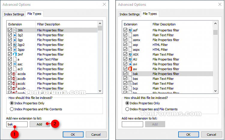 Add or Remove File Types for Search Index in Windows 10-index_file_types-4.png