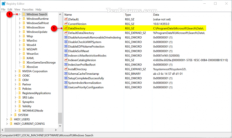 Change Search Index Location in Windows 10-index_location_registry-1.png