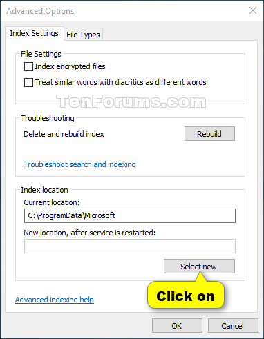 Change Search Index Location in Windows 10-index_location-2.png