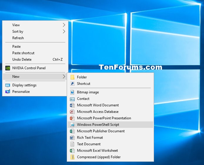 PowerShell Script - Add to New Context Menu in Windows 10-new_powershell_script.jpg