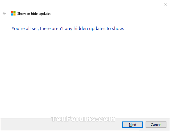 Hide or Show Windows Updates in Windows 10-windows_10_show_updates-1b.png