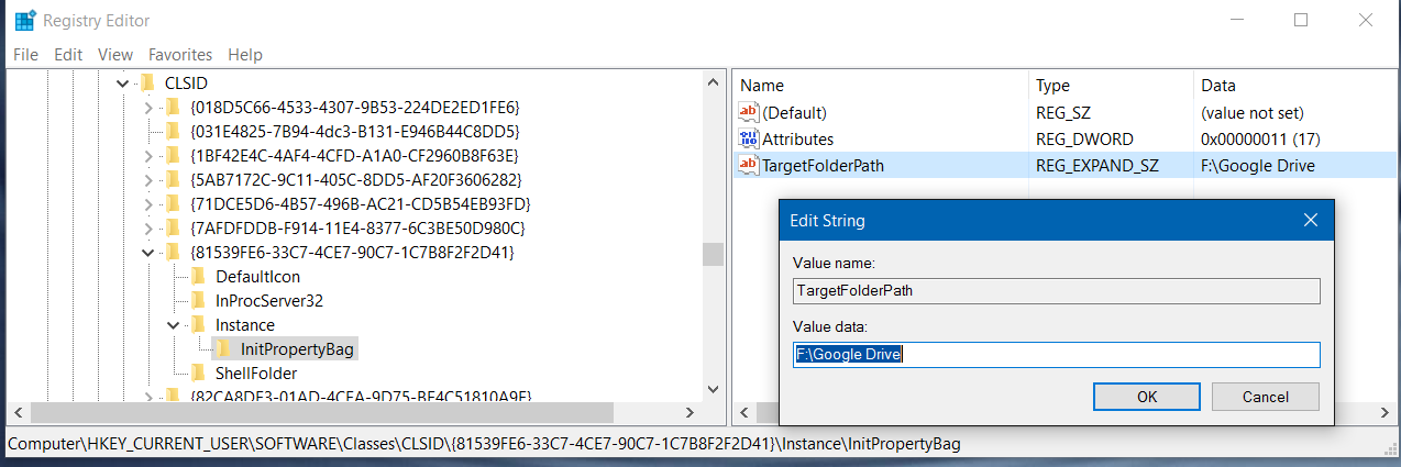 change location of google drive on computer