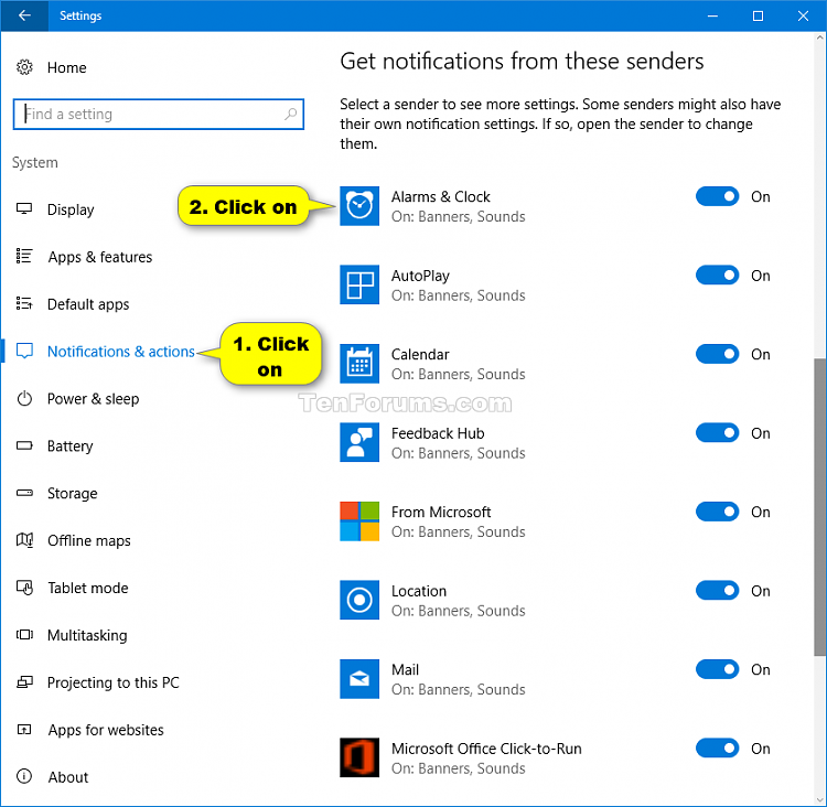 Turn On or Off Showing Notifications in Action Center in Windows 10-action_center_notification_settings-1.png