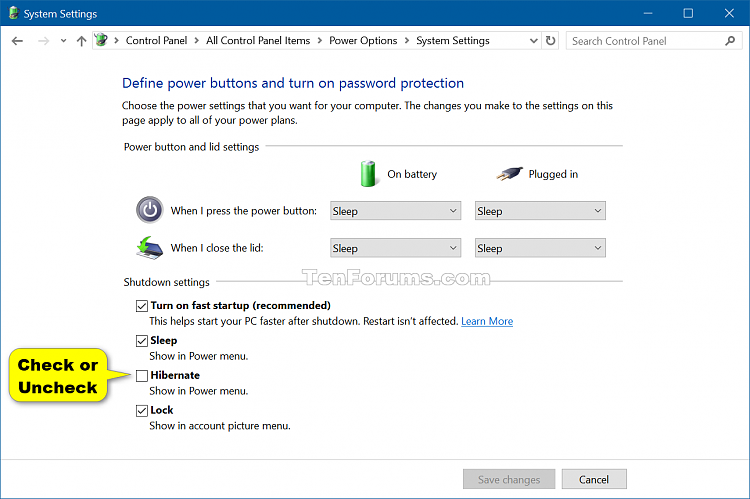 Add or Remove Hibernate from Power menu in Windows 10-choose_what_the_power_button_does-3.png