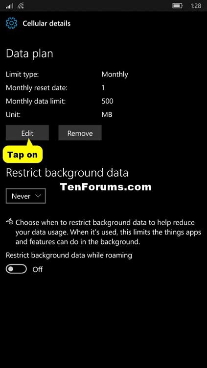 Data Usage Limit - Set on Windows 10 Mobile Phone-edit_data_usage_limit-2.jpg