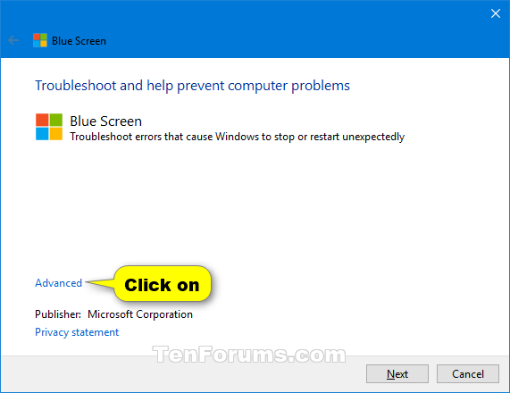 Run BSOD Error Troubleshooter in Windows 10-bsod_troubleshooter-3.png