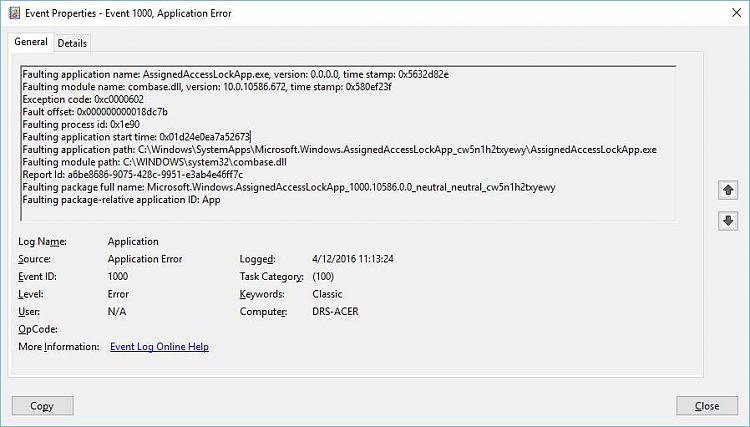 Windows return to Log In Screen immediately after Success Log In-error_log_descr.jpeg
