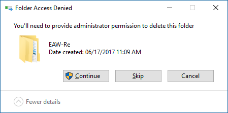 Only Admin user yet I cannot modify or delete various files-image.png