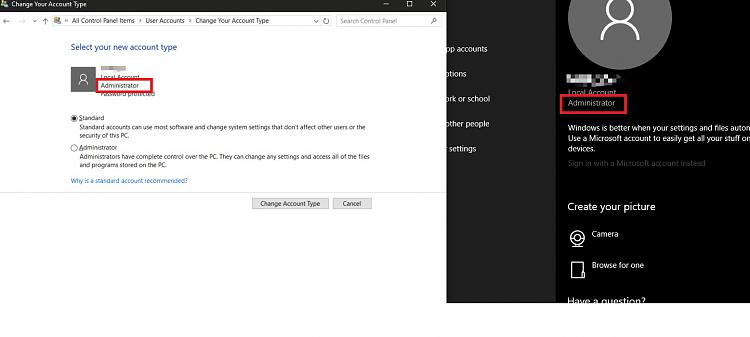 Local Account Administrator appears as Standard-capture.jpg