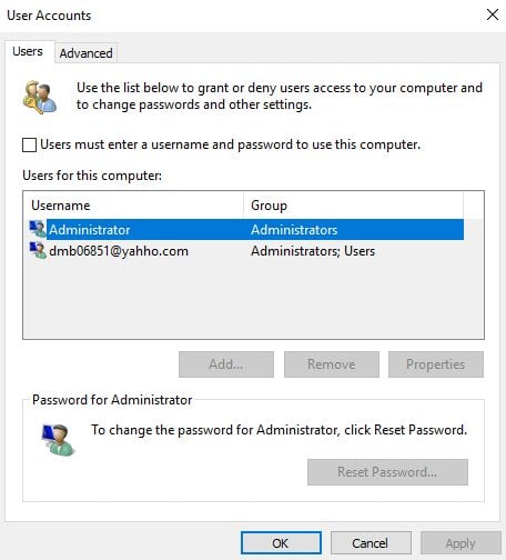 How to avoid having to log in with passord or p.i.n. ?-user-accounts.jpg