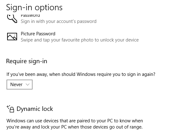 Disable Wake screen &amp; Sign In-1903-sign-options-password-set.png