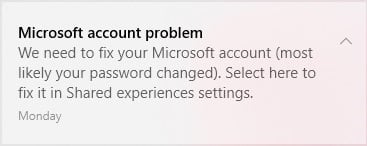 i have not changed my password but i get microsoft account problem i have not changed my password but i get microsoft account problem