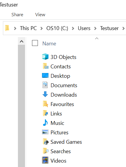 Lost myWin10  User Partition Name-folders-within-c-users-testuser-clean.png