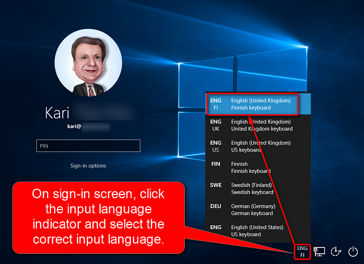 how to lock computer with keyboard win10