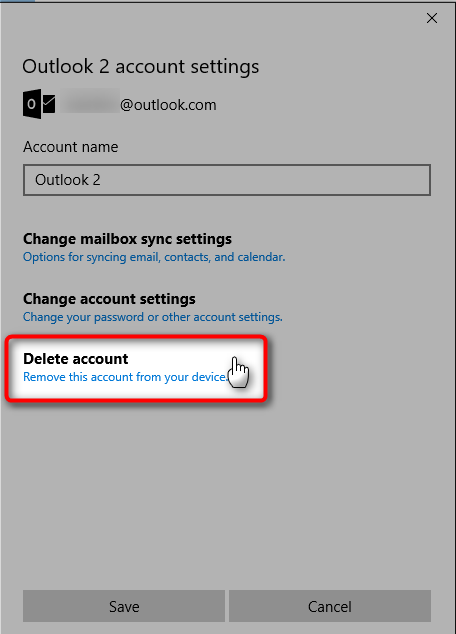 How to delete a Microsoft account