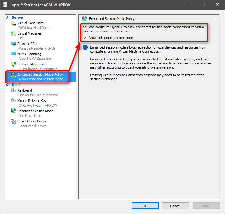 Diff between Hyper-V Home and Pro guest logins using PIN?-image.png