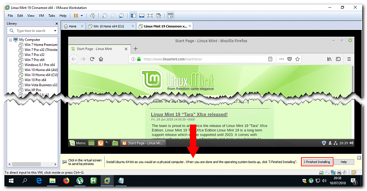 What's the best way to virtualize Linux Mint 19 under W10 Pro?-mint-19-install-01.png