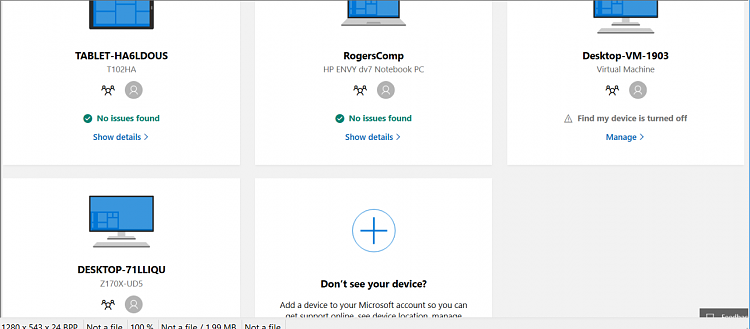 Devices Page on MS Account, Desktop Designations for VMs-image.png