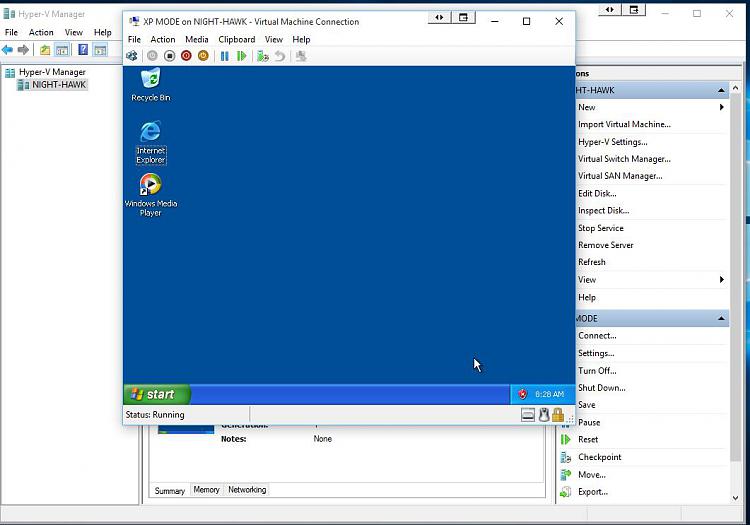 virtual pc xp mode windows 10