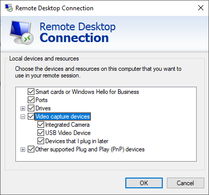 Win10 Pro VM freezes without Login Dialog in Enhanced Session Mode-rd-connection_video-capture-devices.png