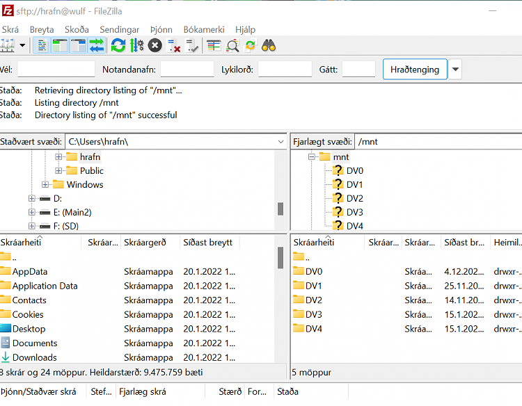 How to setup files sharing btw Win10 guest and Linux host - KVM/QEMU-skjamynd-2022-01-22-115124.png