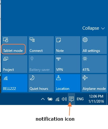 Windows 10 Start Menu Won't Turn Off-notification-icon-tablet-mode.jpg
