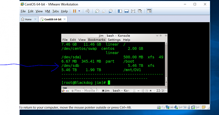 Windows HOST, attach Linux external USB to Linux VM-centos.png
