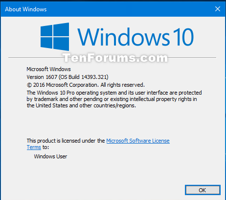 Cumulative Update KB3194798 for Windows 10 PC &amp; Mobile build 14393.321-winver.png